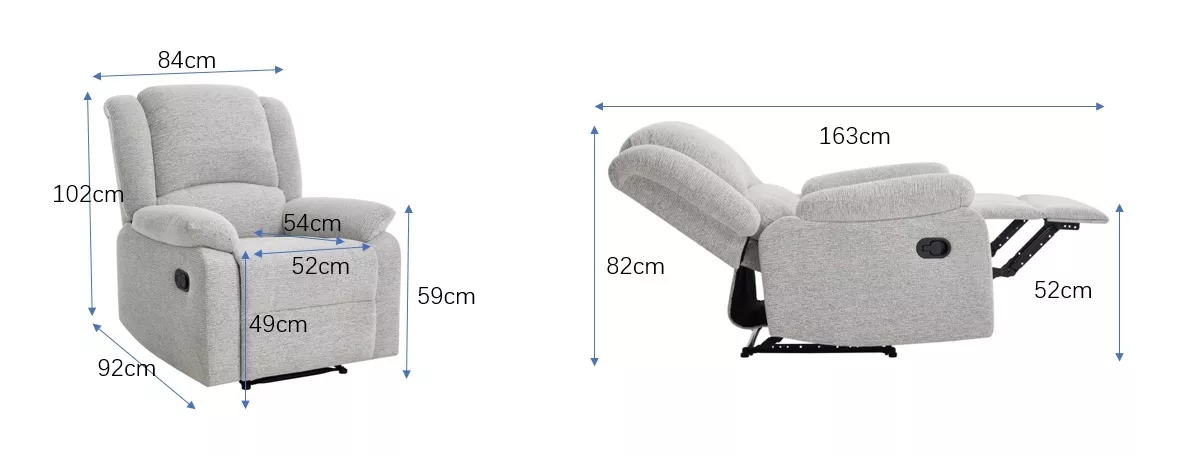 כורסת טלוויזיה ריקליינר דגם COMFORT צבע בז' ***במכירה מוקדמת 30 ימי עסקים