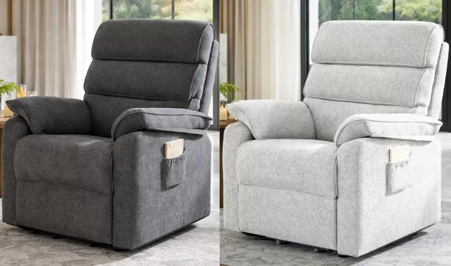 כורסת קימה חשמלית COMFY EASY LIFT צבע אפור כהה מתצוגה ועודפים