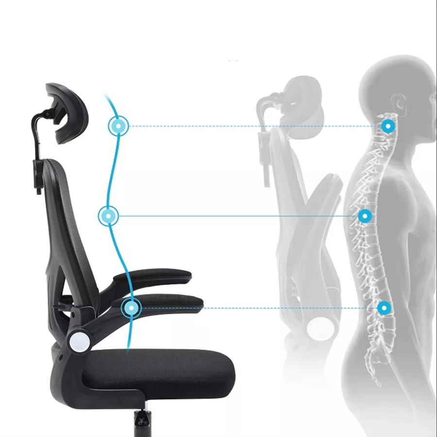 כסא מנהלים גבוה עם ידיות מתכווננות דגם HI-TECH ***במכירה מוקדמת 30 ימי עסקים