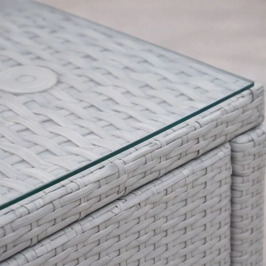 מערכת ישיבה פינתית לחצר דגם PHLIADELPHIA צבע אפור במכירה מוקדמת 45 ימי עסקים