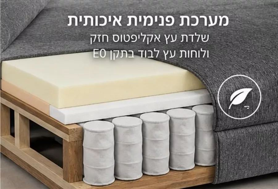 מערכת ישיבה לסלון 3+2 דגם CLASSIC ***אריזה פגומה