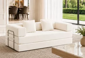 ספה אלגנטית נפתחת למיטה דגם HARMONY  ***אריזה פגומה mycasa