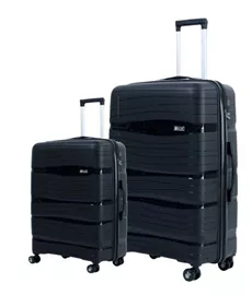 זוג מזוודות קשיחות + 5 תיקי אריזה וארגון במתנה mycasa