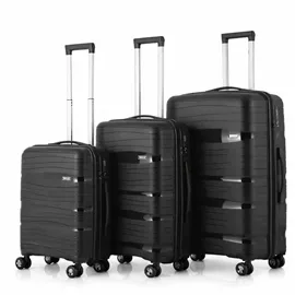 סט 3 מזוודות קשיחות + 5 תיקי אריזה וארגון במתנה mycasa