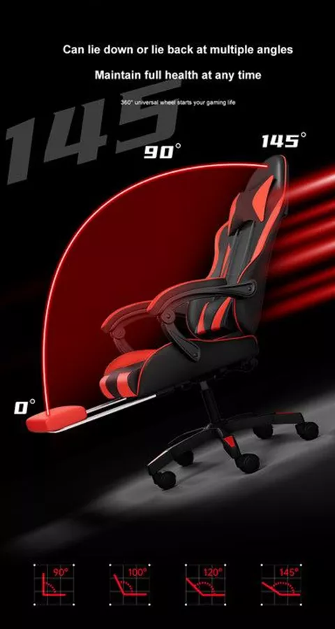 כסא גיימינג איכותי דגם PRO4 עם גב גבוה בצבע שחור אדום ***ללא אריזה מקורית