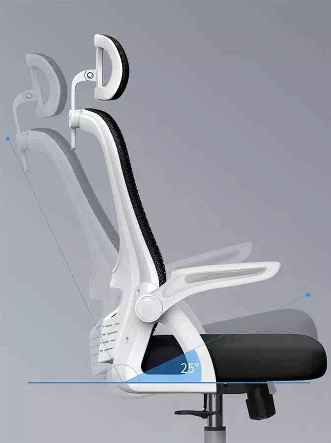 כסא מנהלים ארגונומי דגם XP-1 עם גב גבוה ומשענת ראש צבע שחור מתצוגה ועודפים