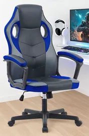 כסא גיימינג במכירה מוקדמת 21 ימי עסקים דגם Gamer צבע שחור כחול mycasa