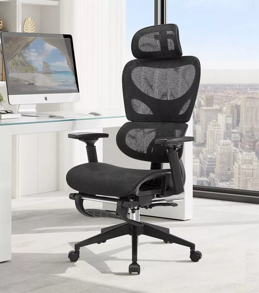 כסא מנהלים עם הדום נשלף וידיות מתכווננות דגם XP-20 מתצוגה ועודפים