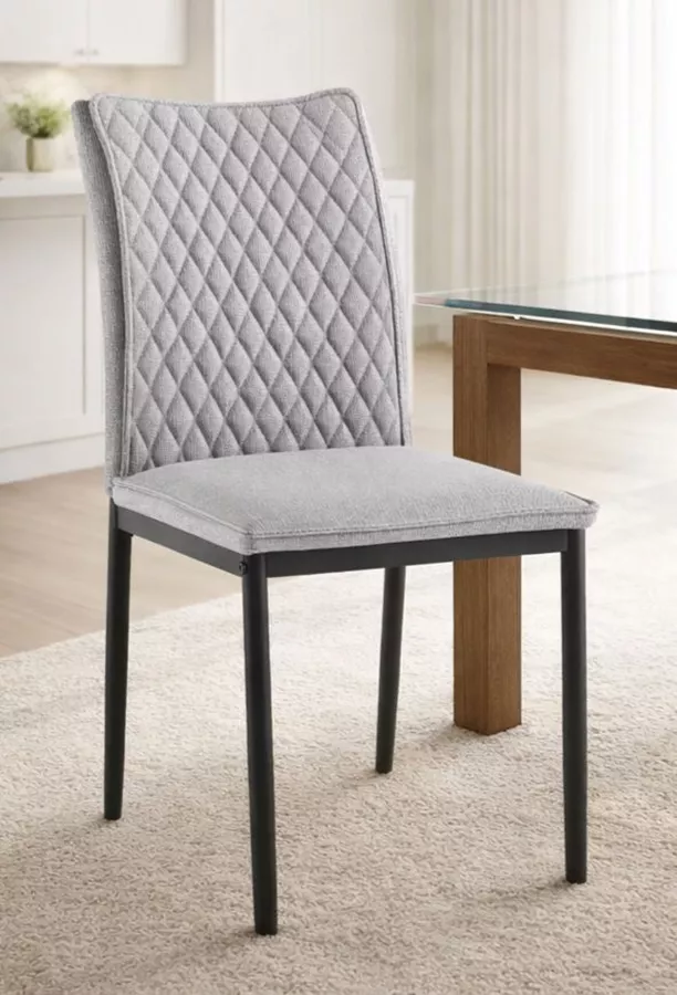 רביעיית כסאות לפינת אוכל דגם BARCELONA צבע אפור במכירה מוקדמת 30 ימי עסקים