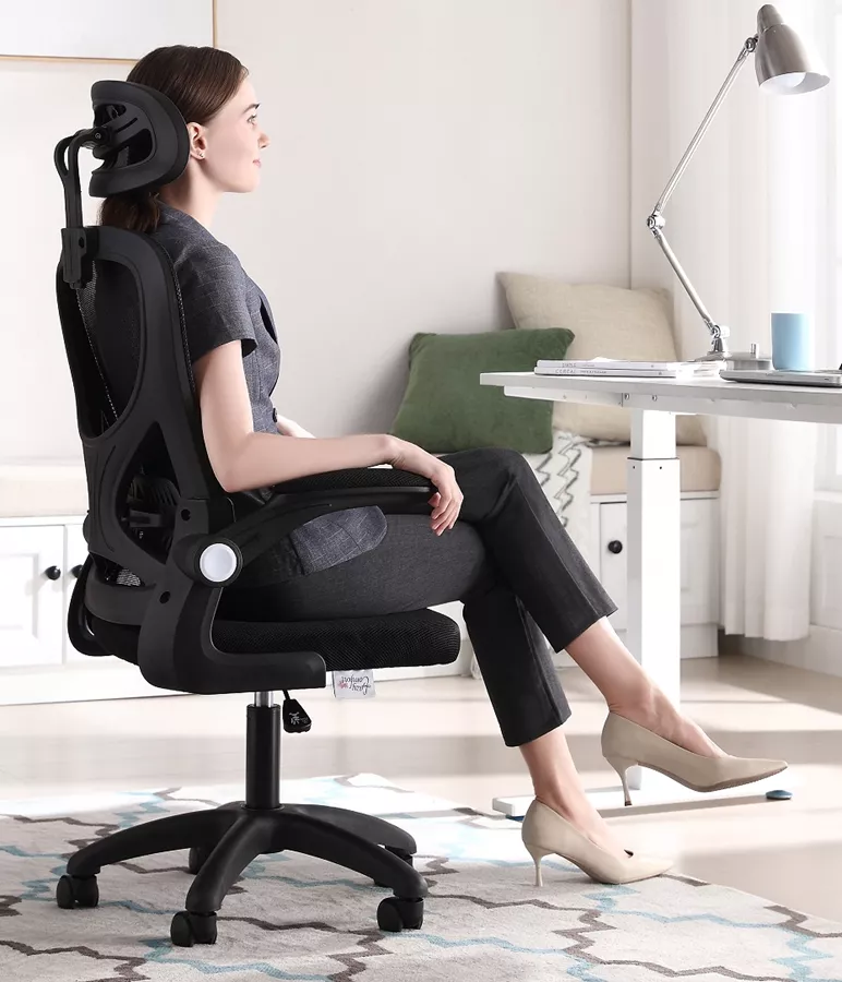 כסא מנהלים גבוה עם ידיות מתכווננות דגם HI-TECH ***במכירה מוקדמת 30 ימי עסקים