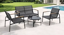 מערכת ישיבה לחצר ארבעה חלקים דגם NAPOLI במכירה מוקדמת 30 ימי עסקים mycasa