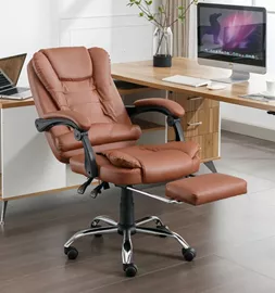 כסא מנהלים עם הדום מצב פתוח