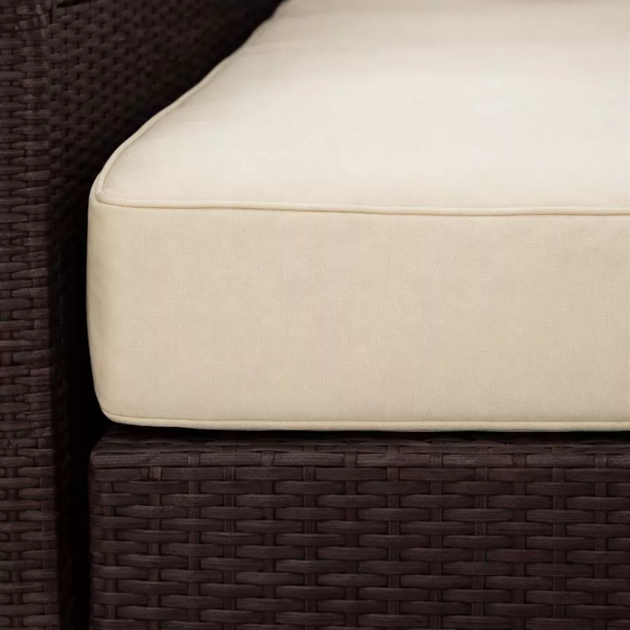 מערכת ישיבה פינתית לחצר דגם SANTA MONICA צבע חום במכירה מוקדמת 21 ימי עסקים