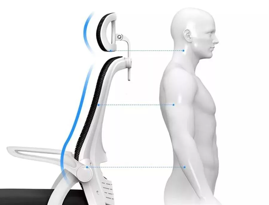 כסא מנהלים ארגונומי דגם XP-3 עם גב גבוה ומשענת ראש צבע שחור ***ללא אריזה מקורית