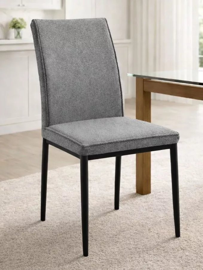 רביעיית כסאות לפינת אוכל דגם Henry צבע אפור במכירה מוקדמת 30 ימי עסקים