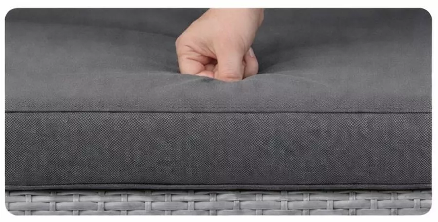 מערכת ישיבה פינתית לחצר דגם PHLIADELPHIA צבע אפור במכירה מוקדמת 45 ימי עסקים