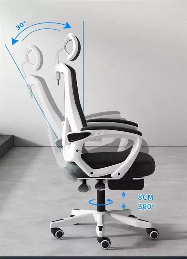 כסא מנהלים ארגונומי דגם XP-1 עם גב גבוה ומשענת ראש צבע שחור מתצוגה ועודפים