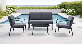 מערכת ישיבה לחצר כולל שולחן תואם דגם Granada במכירה מוקדמת 45 ימי עסקים mycasa