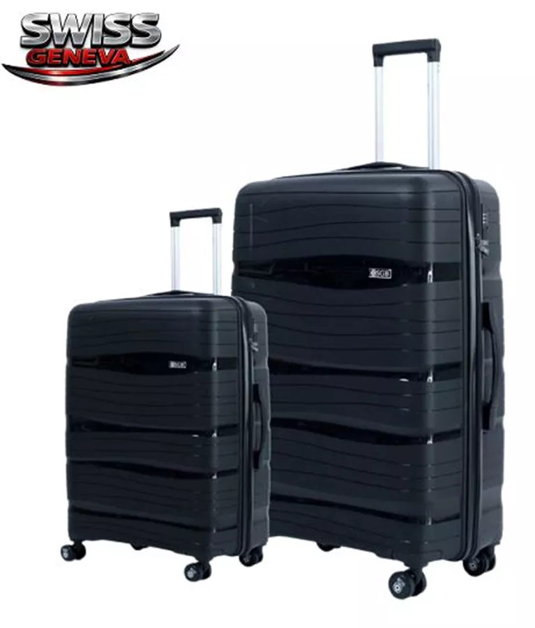 זוג מזוודות קשיחות + 5 תיקי אריזה וארגון במתנה