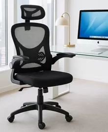 כיסא מנהלים יוקרתי דגם HI-TECH עם ידיות מתכווננות ומשענת ראש מתצוגה ועודפים mycasa