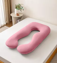 כרית הריון ויסקו מפנקת מבית B.k.import צבע ורוד mycasa