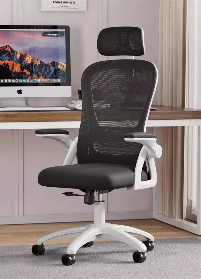 כסא מנהלים ארגונומי דגם XP-1 עם גב גבוה ומשענת ראש צבע שחור מתצוגה ועודפים
