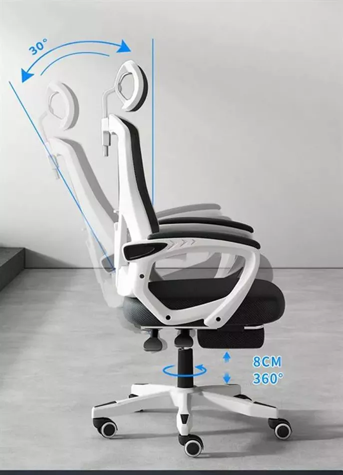 כסא מנהלים עם הדום דגם XP-2 עם גב גבוה ומשענת ראש צבע שחור