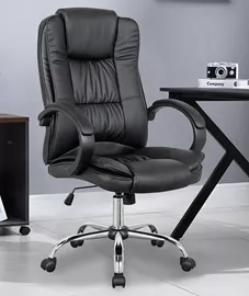 כסא מנהלים מרופד דגם THOMPHSON מתצוגה ועודפים mycasa