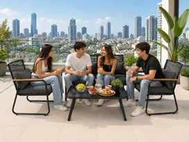 סט ריהוט גינה יוקרתי דגם VALENCIA במכירה מוקדמת 30 ימי עסקים mycasa